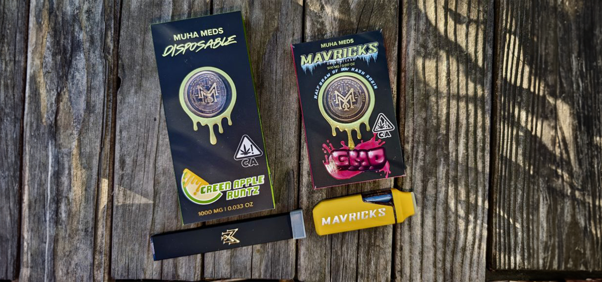 Muha Meds Disposable Gen 3 Switch 2g hardware with dual pods